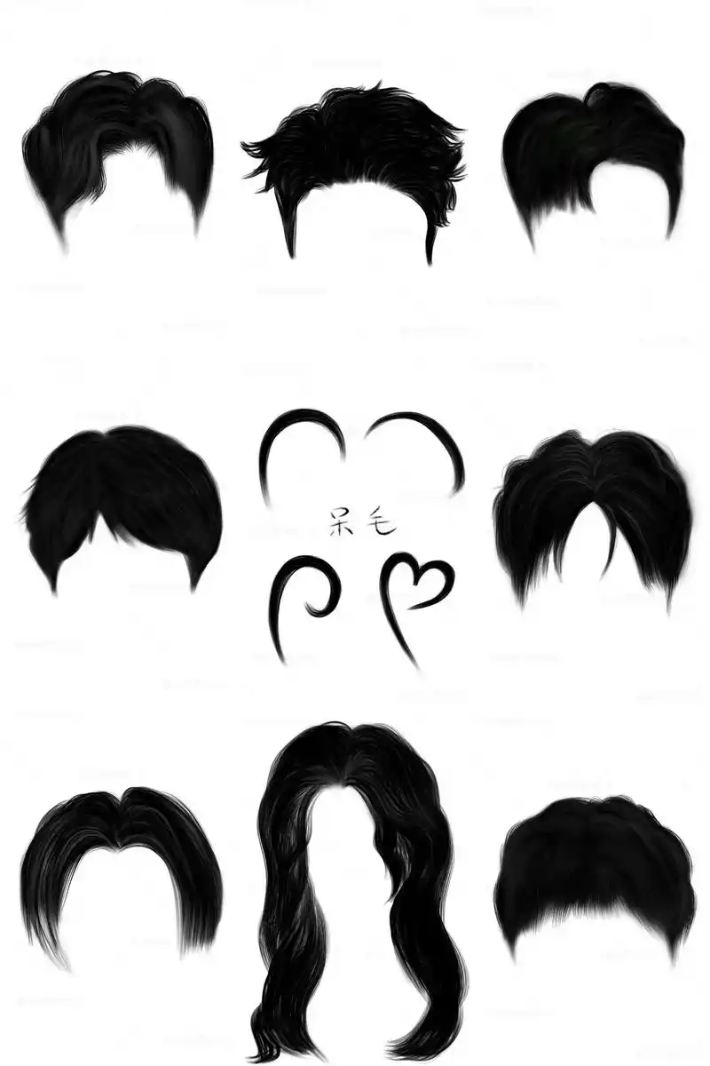 男孩子也有电子发型啦!电子