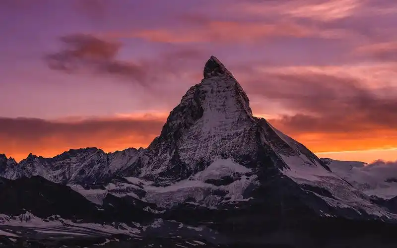 活动作品派拉蒙的山瑞士马特宏峰
