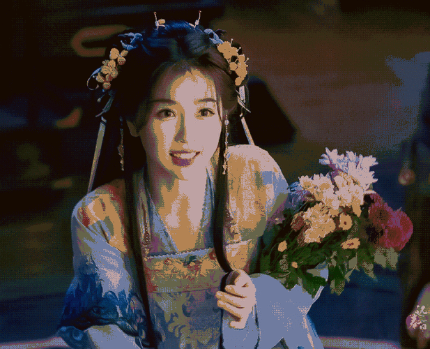 虞书欣捧花头像