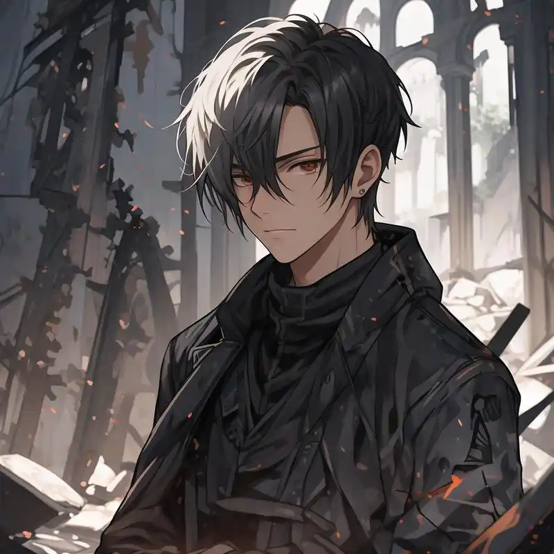 动漫头像男生伤感孤独黑暗系90