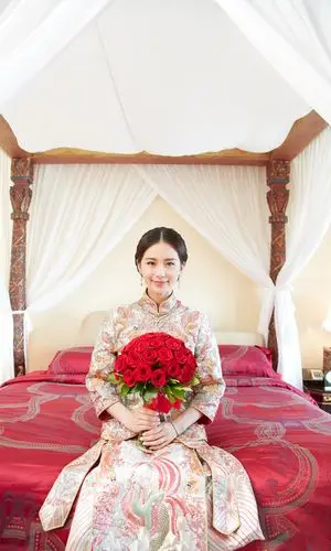 刘诗诗女神大婚美照图片