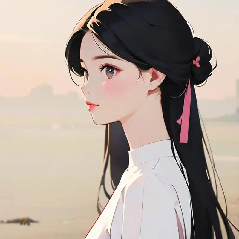 96丸子头女生唯美侧面头像94 探索丸子头女生的唯美与魅力,从侧面