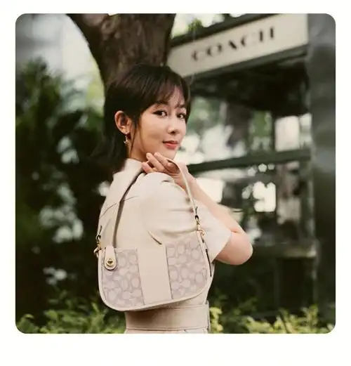 coachswinger23号杨紫同款单肩麻将包