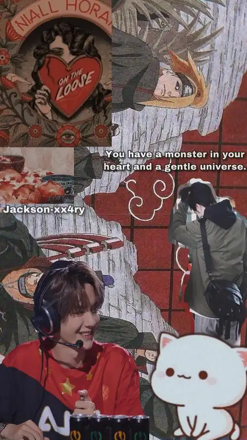 王一博创意拼接手机壁纸