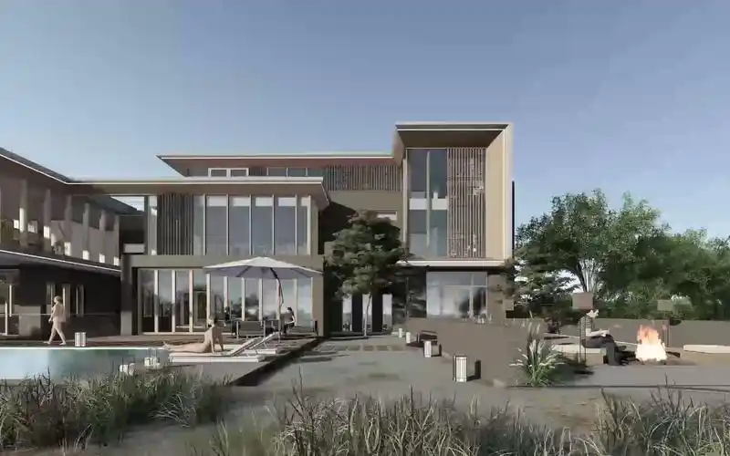 祥生春风十里别墅设计(1000平方米建筑方案)