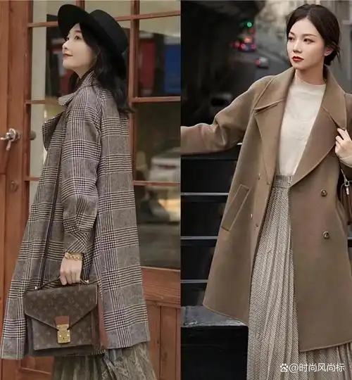 今年流行"大衣 裙子",收起你的裤子吧,瞧瞧时尚潮人都在穿的