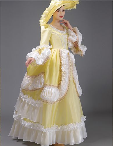 出租巴斯尔裙18世纪欧洲复古宫廷服贵族小姐贵妇鸡屁股裙维多利亚