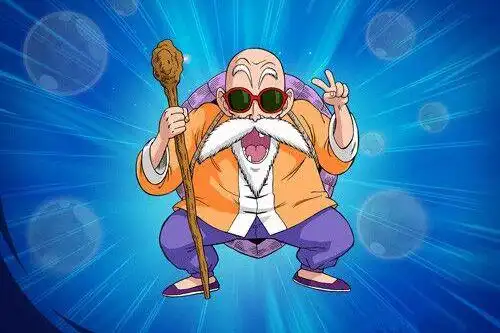 七龙珠孙悟空师父龟仙人的画法