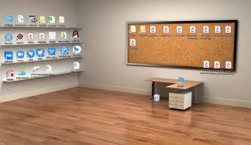 求这个电脑桌面的壁纸感觉好有趣