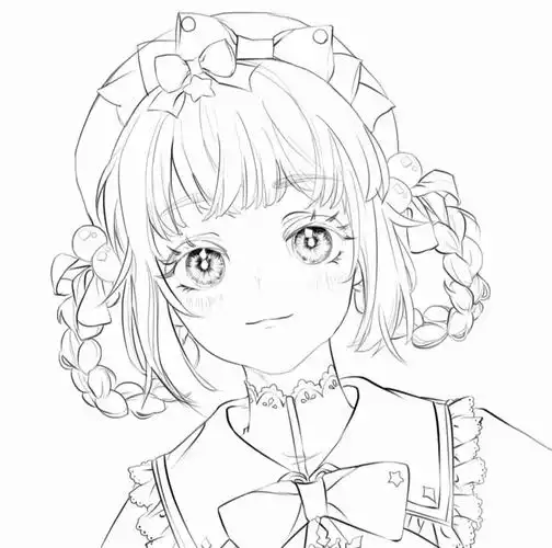 新手上路的第四天临摹线稿7715892289