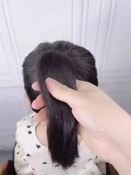 飘带丸子头教程,不会编发的都能学会