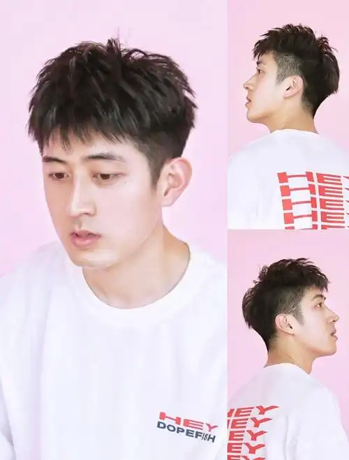 不用烫发的短发6cm碎盖头好帅