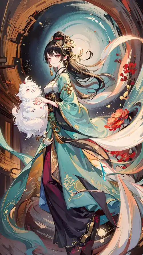 我自人间漫浪#ai绘画#国风古韵 #原创古风计划 #图文伙伴 - 抖音