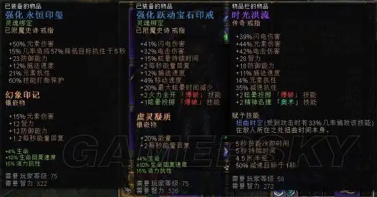 恐怖黎明元素使者电系bd装备选择与技能星座攻略