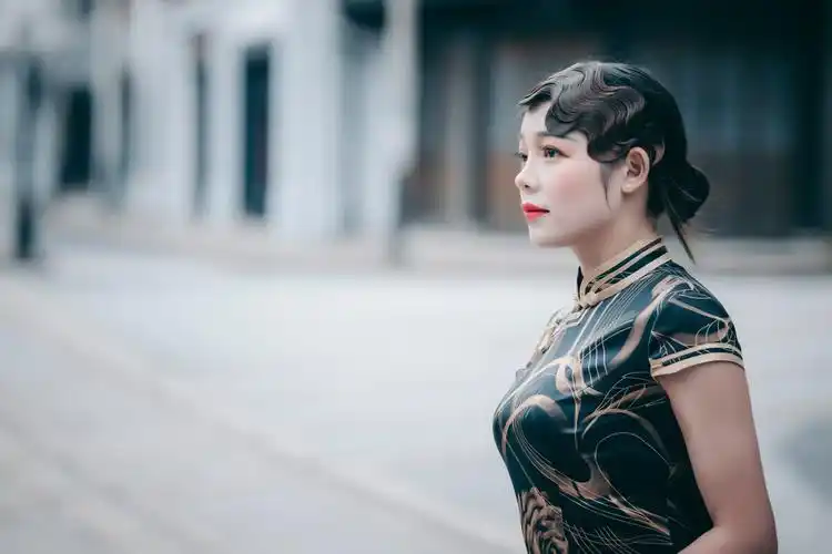 上海往事人像旗袍东方女性的韵味提现的淋漓尽致