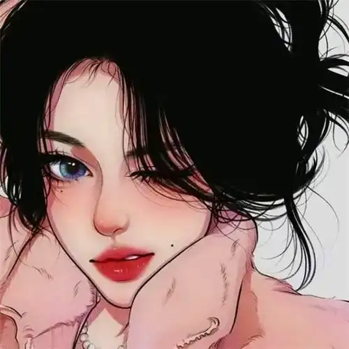 成熟高级漫画头像手绘女生图片