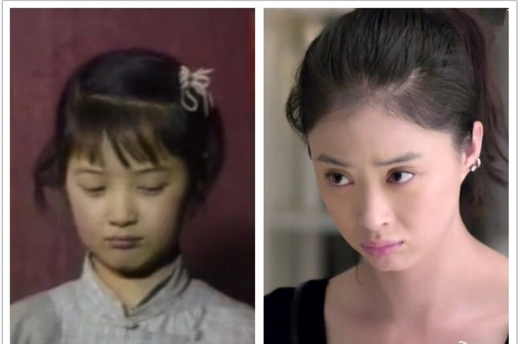 蒋欣晒罕见旧照自夸可爱(组图)