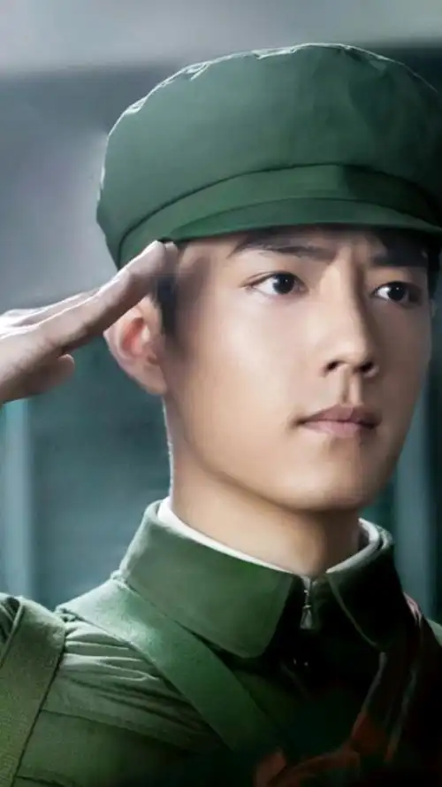 肖战#顾一野敬礼给我看,因为太帅啦-度小视