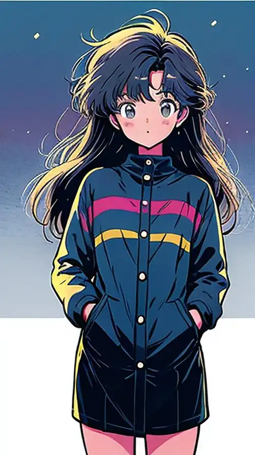 高冷女生壁纸,雪中独行的魅力❄️💃