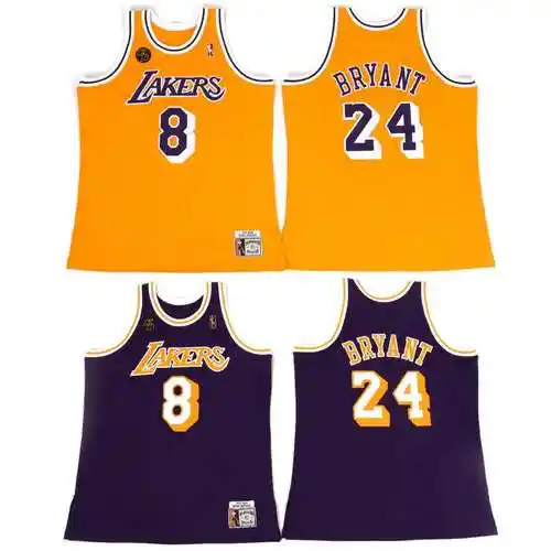 la洛杉矶湖人队科比前8后24号nba球迷纪念版篮球衣湖人球衣