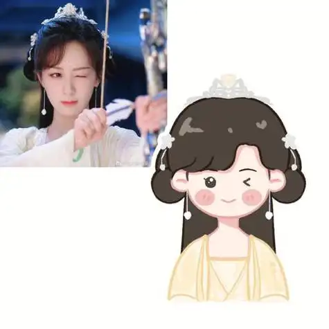 q版豆豆眼头像沉香如屑杨紫淡颜