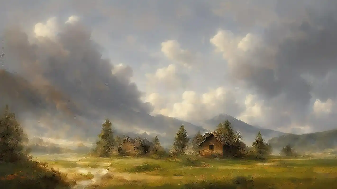 古风山水壁纸,意境深远9015