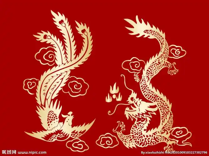 龙凤矢量图图片