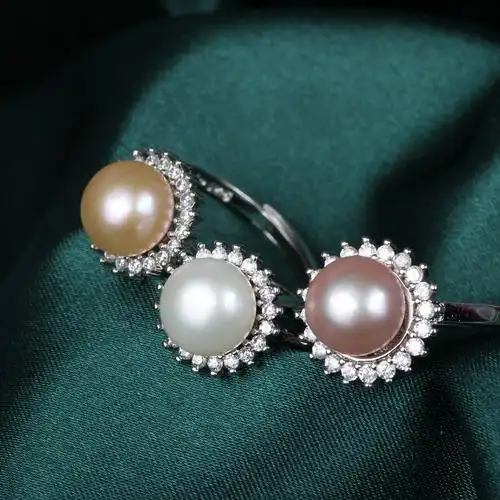 珍珠微镶戒指图片-海量高清珍珠微镶戒指图片大全 - 阿里巴巴