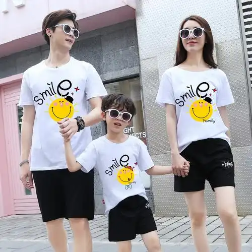 家庭全家装装装亲子夏装