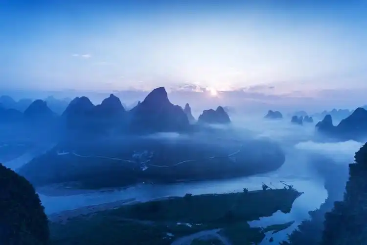 桂林山水课件图片