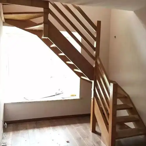 室内实木阁楼楼梯现代简约整梯私人定制别墅内腔整体楼梯