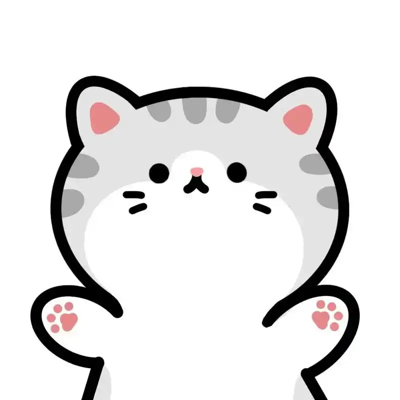 原创猫咪头像 猫咪简笔画 这次画了几张猫咪头像