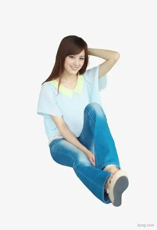 现代时尚美女png素材透明免抠图片-动植人物