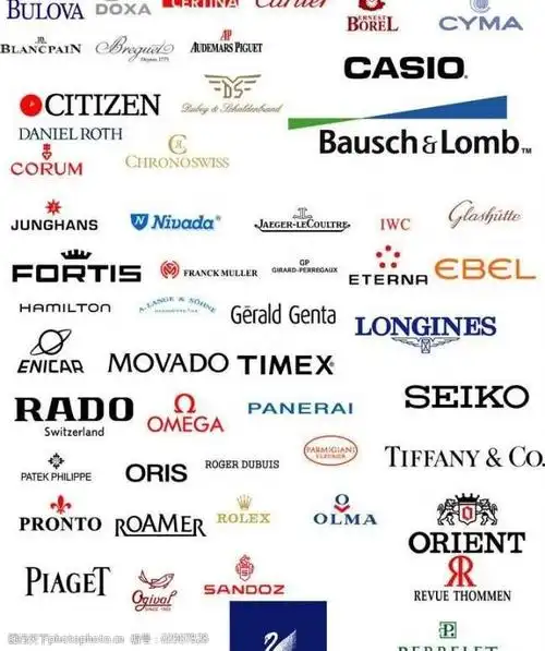 品牌手表logo图片