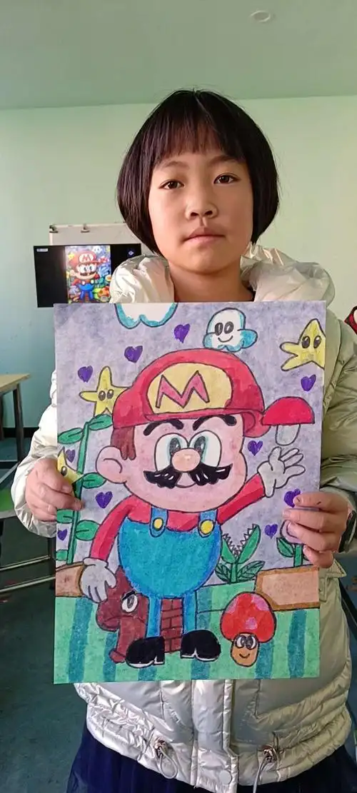 璟雯四年级第一学期绘画作品