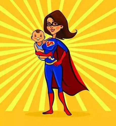 超人妈妈图片搞笑图片