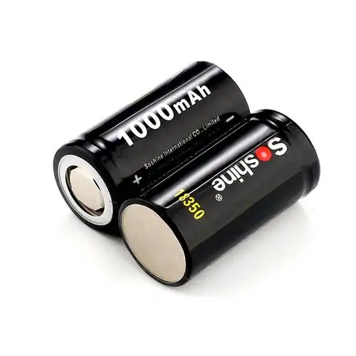 7v 1000mah 10c,18350 battery,rechargeable 18350 batter