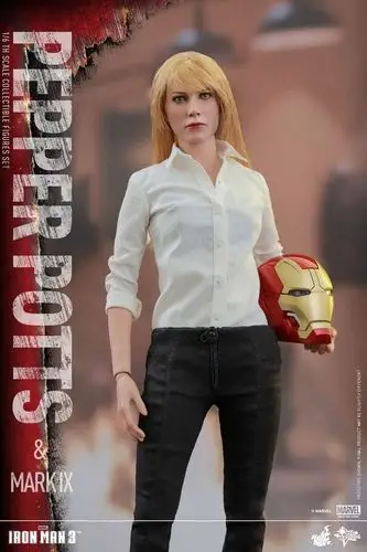 新品官图 《钢铁侠3》小辣椒/pepper potts   mk9套装(特别版)