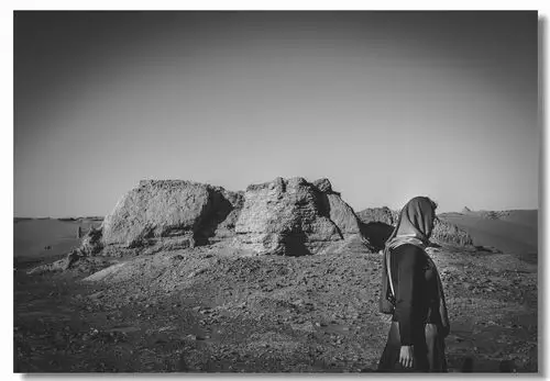 道不尽黑水城千年的沧桑 隐隐约约的马蹄声 呼喊着绝望的悲凉 胡杨林