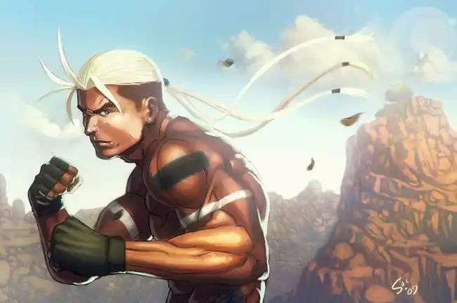 街机游戏「饿狼传说」的悲情角色,两次登台拳皇的机会被美女取代