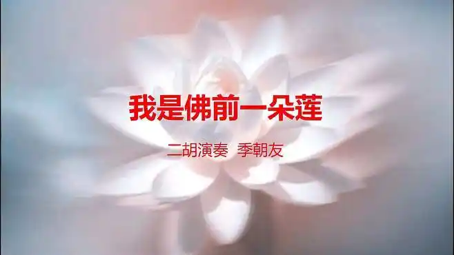 二胡演奏bb调3/7《我是佛前一朵莲》季朝友-音乐视频-搜狐视频