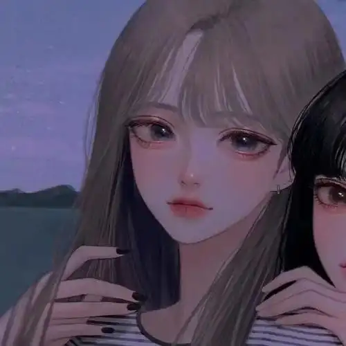 动漫女头闺蜜头像温柔