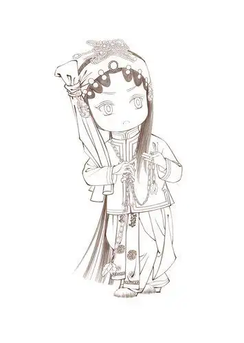 戏剧简笔画戏剧简笔画人物图片