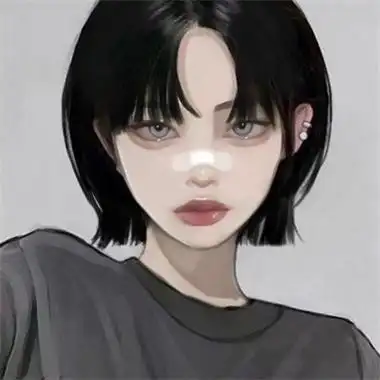 暗黑系黑白高冷御姐动漫女头_动漫头像_美头网