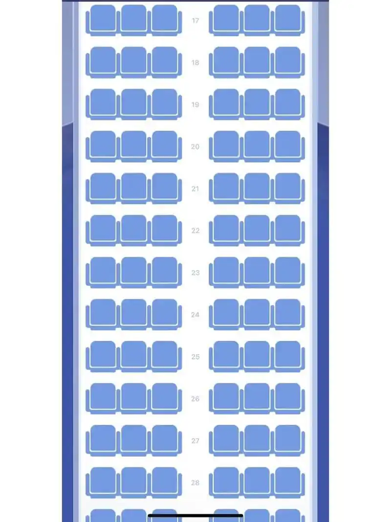 波音737-800 选座靠窗 比较推荐基数座位号 靠窗位a或者f中间大翅膀