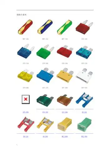 汽车接插件端子型号汇总