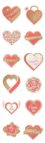 关键词:玫瑰情人节图标红心素材