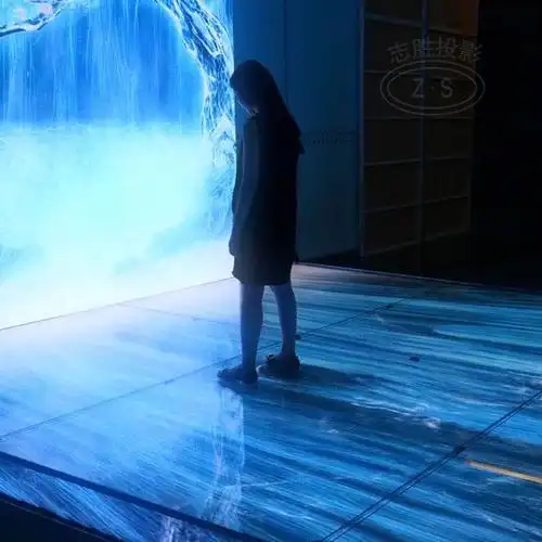 3d全息地面互动投影视频 3d全息投影设备