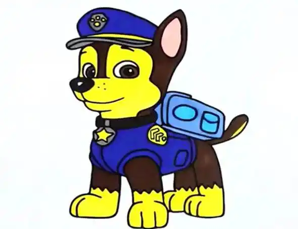 阿奇简笔画 汪汪队阿奇简笔画