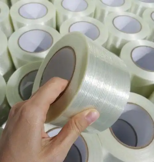 强力粘合单直线纤维玻璃增强长丝胶带 - buy glass fiber tape